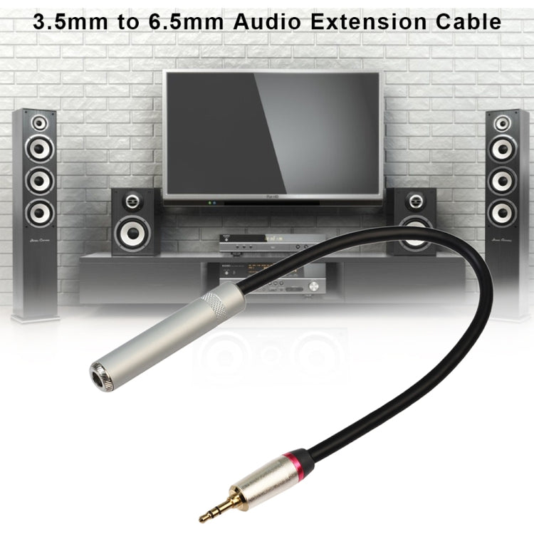 REXLIS TC128MF 3.5mm Male to 6.5mm Female Audio Adapter Cable, Length: 30cm - Audio Adapter by REXLIS | Online Shopping South Africa | PMC TechLife | Buy Now Pay Later Mobicred