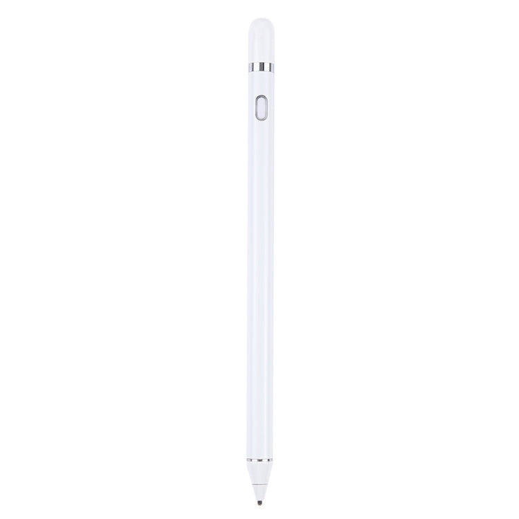 Long Universal Rechargeable Capacitive Touch Screen Stylus Pen with 2.3mm Superfine Metal Nib for iPhone, iPad, Samsung, and Other Capacitive Touch Screen Smartphones or Tablet PC(White) - free shipping - PMC TechLife - Order now!