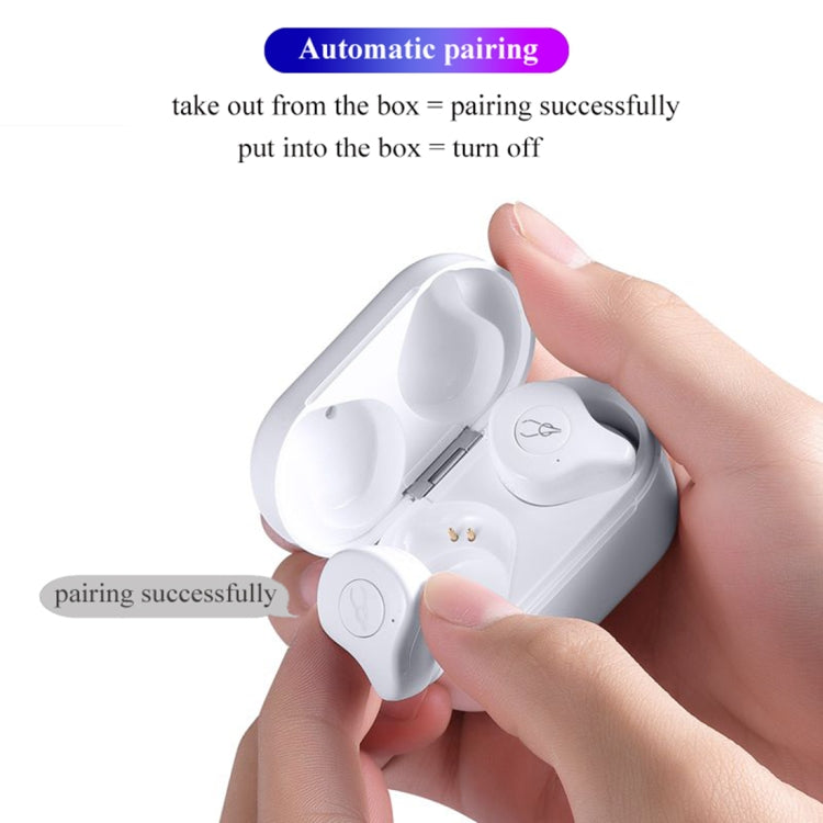 SABBAT X12PRO Mini Bluetooth 5.0 In-Ear Stereo Earphone with Charging Box, For iPad, iPhone, Galaxy, Huawei, Xiaomi, LG, HTC and Other Smart Phones(Blue Dome) - free shipping - PMC TechLife - Order now!