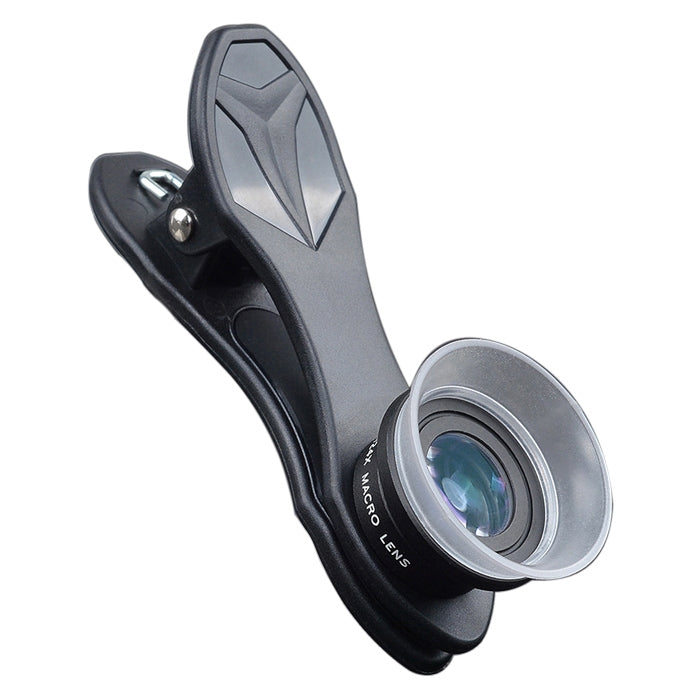 APEXEL APL-24X-H 2 in 1 Universal External 12X & 24X Macro Mobile Phone Lens with Lens Hood - Combination Lens by APEXEL | Online Shopping South Africa | PMC Jewellery