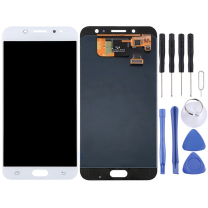 LCD Display + Touch Panel for Galaxy C8, C710F/DS, C7100 (White) - LCD Screen by PMC Jewellery | Online Shopping South Africa | PMC Jewellery