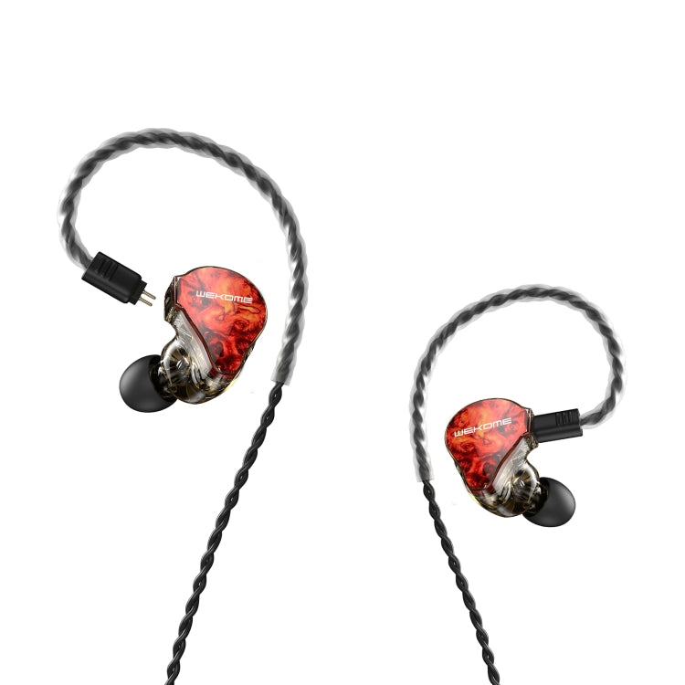 WK Y25 Amber Bluetooth + 3.5mm Elbow Plug Dual-purpose Ear-mounted Wired Earphone (Red) - In Ear Wired Earphone by WK | Online Shopping South Africa | PMC Jewellery