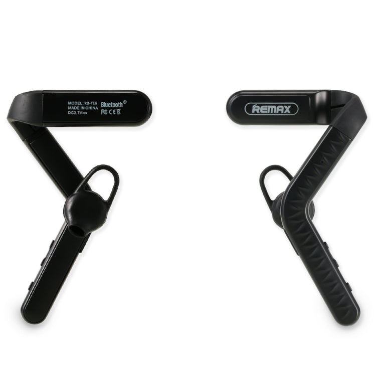 REMAX HD Voice Bluetooth Headset, Built-in HD MIC, Support Hands-free Calls, Bluetooth Distance: 10m, For iPhone, Galaxy, Huawei, Xiaomi, LG, HTC and Other Smart Phones(Black) - Bluetooth Earphone by REMAX | Online Shopping South Africa | PMC TechLife | Buy Now Pay Later Mobicred