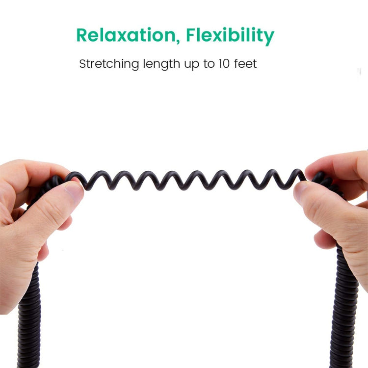 ZS0095 For Sennheiser HD25 / HD560 / HD540 / HD430 / HD250 Earphone Spring Cable, Cable Length: 1.5m-5m - Headset Accessories by PMC TechLife | Online Shopping South Africa | PMC TechLife | Buy Now Pay Later Mobicred