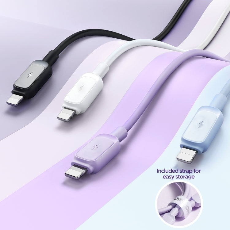 JOYROOM S-AL012A14 Multi-Color Series 2.4A USB to 8 Pin Fast Charging Data Cable, Length:1.2m(Purple) - Normal Style Cable by JOYROOM | Online Shopping South Africa | PMC Jewellery