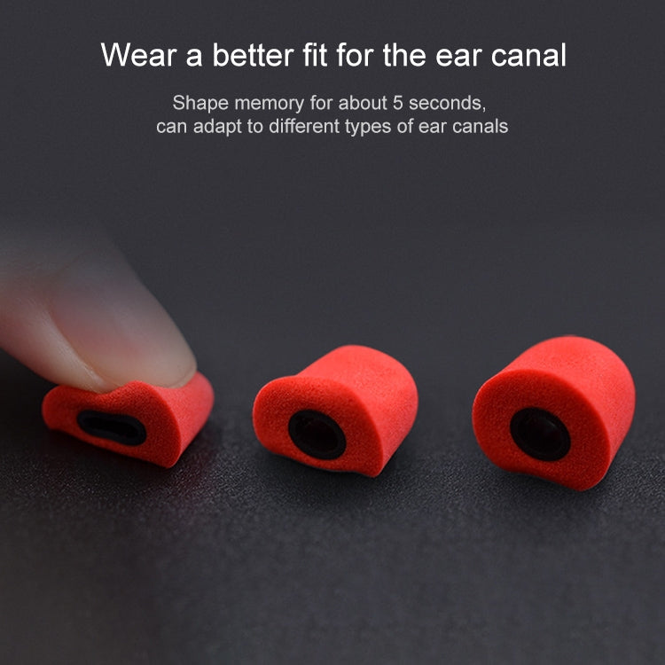A Pair KZ Soft Memory Foam Earbuds For All In-Ear Earphone(Red) - Anti-dust & Ear Caps by KZ | Online Shopping South Africa | PMC TechLife | Buy Now Pay Later Mobicred