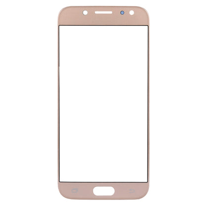 For Galaxy J7 (2017) / J730 Front Screen Outer Glass Lens (Gold) - Outer Glass Lens by PMC Jewellery | Online Shopping South Africa | PMC Jewellery