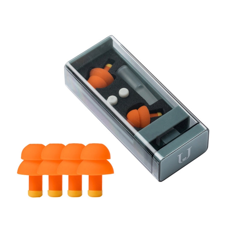 Original Xiaomi Youpin jordan &judy Portable Soundproof Noise Reduction Earplugs(Orange) - Ear Care Tools by Xiaomi | Online Shopping South Africa | PMC TechLife