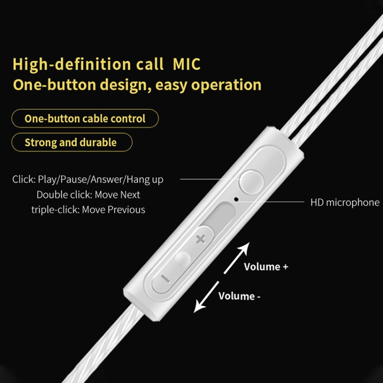 QKZ CK8 HiFi In-ear Four Unit Sports Music Headphones (White) - free shipping - PMC TechLife - Order now!