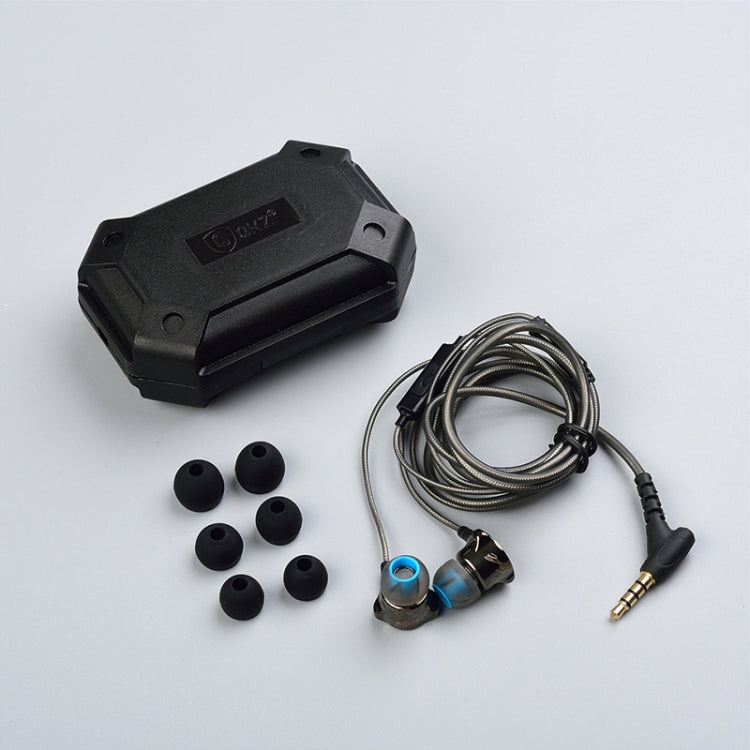 QKZ DM7 High-quality In-ear All-metal Sports Music Headphones, Microphone Version - In Ear Wired Earphone by QKZ | Online Shopping South Africa | PMC TechLife | Buy Now Pay Later Mobicred