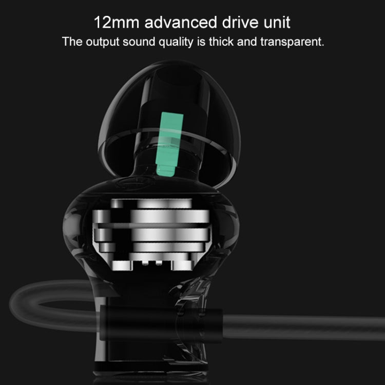 QKZ DM10 High-quality In-ear All-metal Sports Music Headphones, Microphone Version - In Ear Wired Earphone by QKZ | Online Shopping South Africa | PMC TechLife | Buy Now Pay Later Mobicred