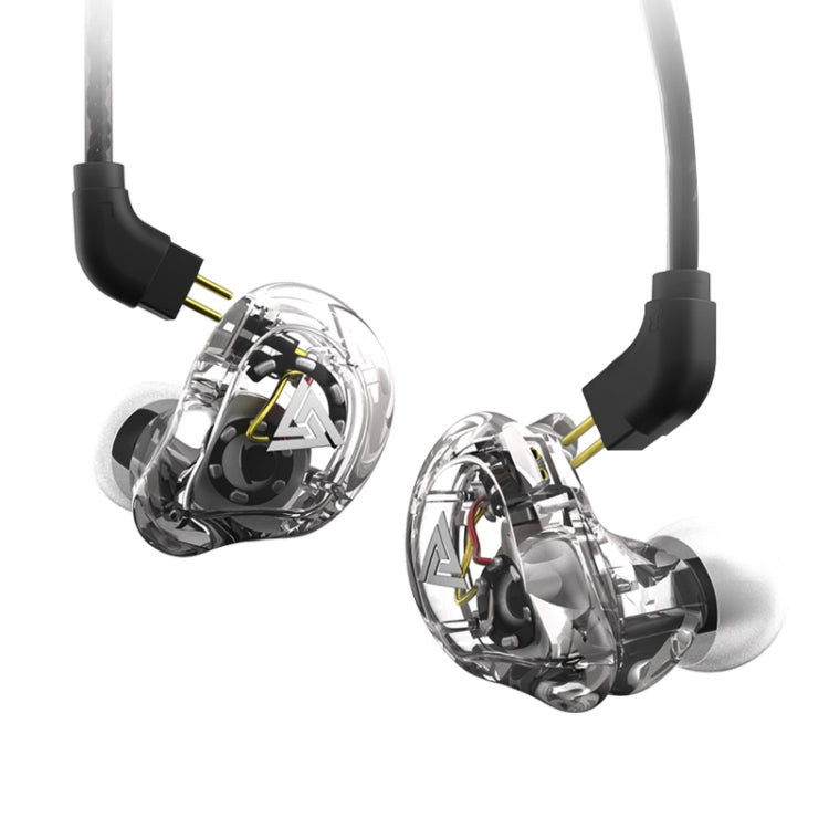 QKZ VK1 Plug-in Design Four-unit Music Headphones, Support for Changing Lines Basic Version - In Ear Wired Earphone by QKZ | Online Shopping South Africa | PMC Jewellery