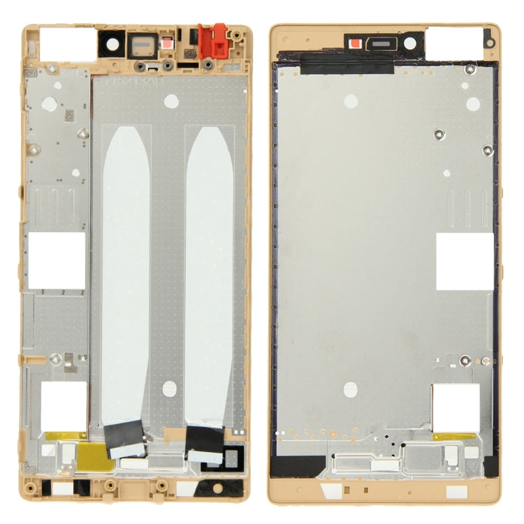 For Huawei P8 Front Housing LCD Frame Bezel Plate(Gold) - Full Housing Cover by PMC Jewellery | Online Shopping South Africa | PMC Jewellery