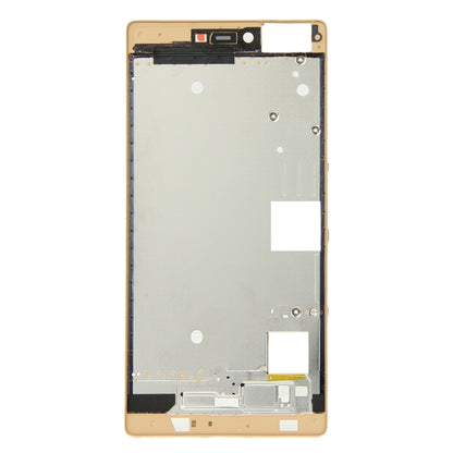 For Huawei P8 Front Housing LCD Frame Bezel Plate(Gold) - Full Housing Cover by PMC Jewellery | Online Shopping South Africa | PMC Jewellery