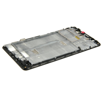 For Huawei Ascend Mate 7 Front Housing LCD Frame Bezel Plate(Black) - Full Housing Cover by PMC Jewellery | Online Shopping South Africa | PMC Jewellery