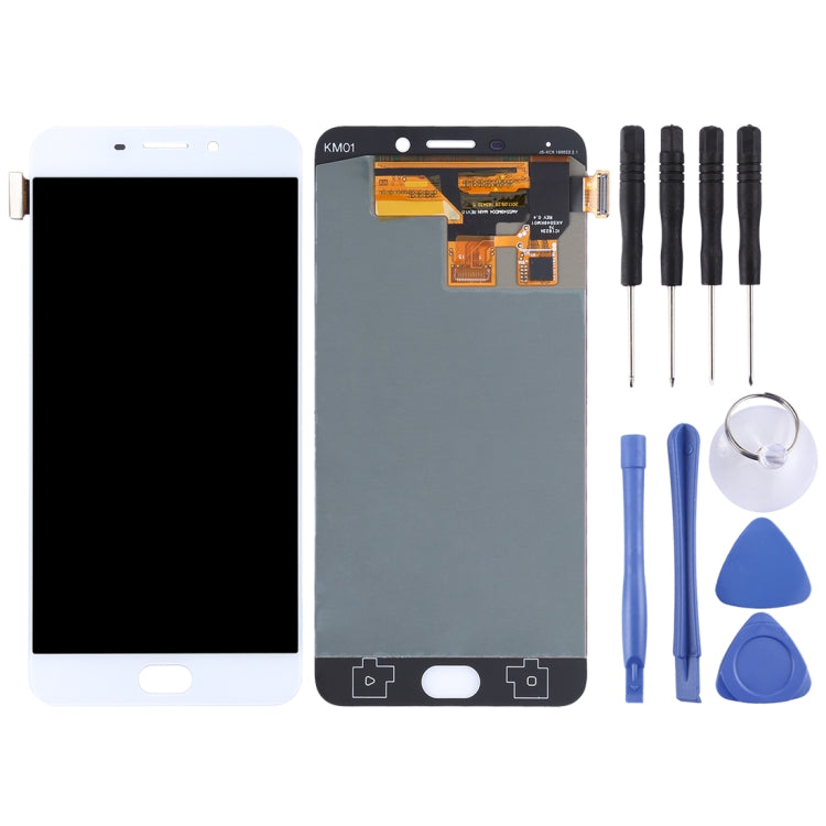 Original LCD Screen for OPPO R9 with Digitizer Full Assembly (White) - LCD Screen by PMC Jewellery | Online Shopping South Africa | PMC Jewellery