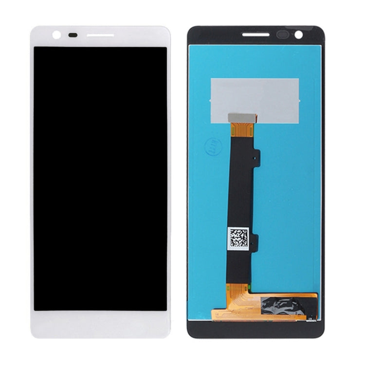 TFT LCD Screen for Nokia 3.1 with Digitizer Full Assembly  (White) - LCD Screen by PMC Jewellery | Online Shopping South Africa | PMC Jewellery