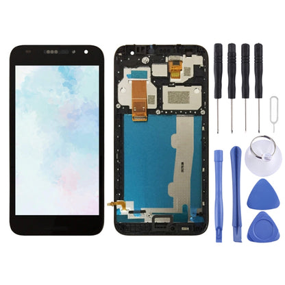 OEM LCD Screen for Alcatel A3 5046 / 5046D / 5046X / OT5046 Digitizer Full Assembly with Frame (Black) - LCD Screen by PMC Jewellery | Online Shopping South Africa | PMC Jewellery