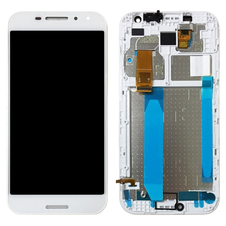 OEM LCD Screen for Vodafone Smart N8 VFD610 Digitizer Full Assembly with Frame（White) - For Vodafone by PMC Jewellery | Online Shopping South Africa | PMC Jewellery