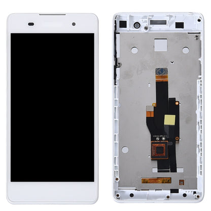 OEM LCD Screen for Sony Xperia E5 F3311 F3313 Digitizer Full Assembly with Frame(White) - LCD Screen by PMC Jewellery | Online Shopping South Africa | PMC Jewellery