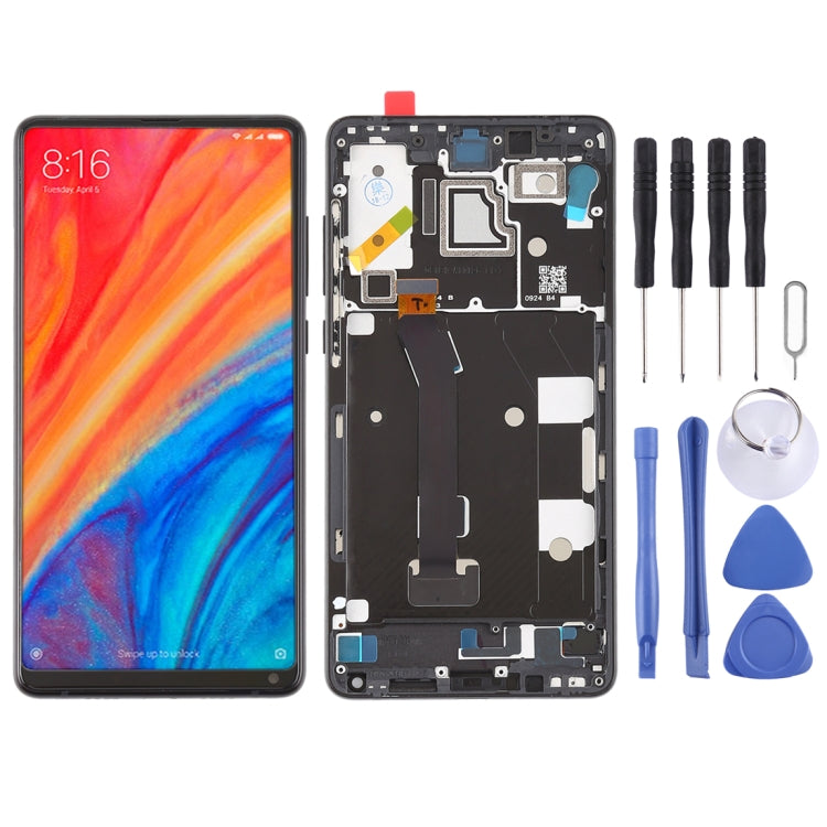 TFT LCD Screen for Xiaomi MI Mix 2S Digitizer Full Assembly with Frame(Black) - LCD Screen by PMC Jewellery | Online Shopping South Africa | PMC Jewellery