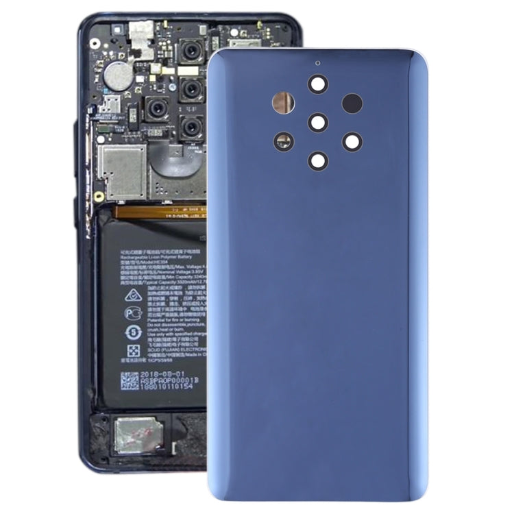 Battery Back Cover for Nokia 9 PureView(Blue) - Back Cover by PMC Jewellery | Online Shopping South Africa | PMC Jewellery