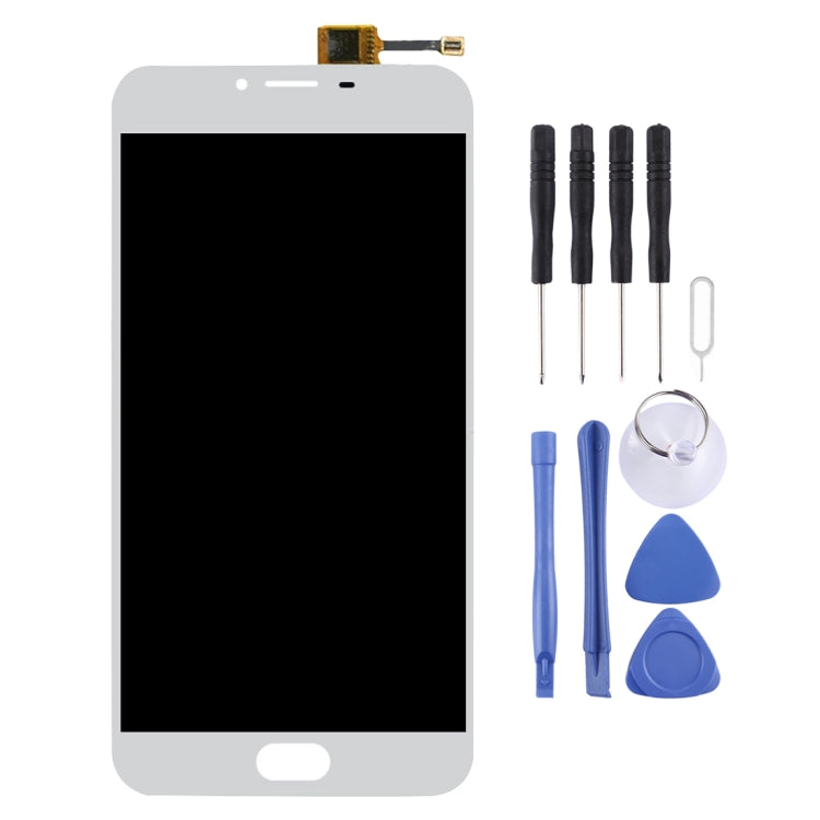 TFT LCD Screen for Meizu U20 Digitizer Full Assembly with Frame(White) - LCD Screen by PMC Jewellery | Online Shopping South Africa | PMC Jewellery