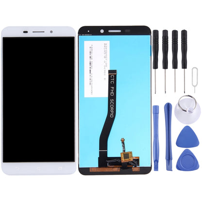 OEM LCD Screen for Asus ZenFone 3 Laser  ZC551KL with Digitizer Full Assembly (White) - LCD Screen by PMC Jewellery | Online Shopping South Africa | PMC Jewellery