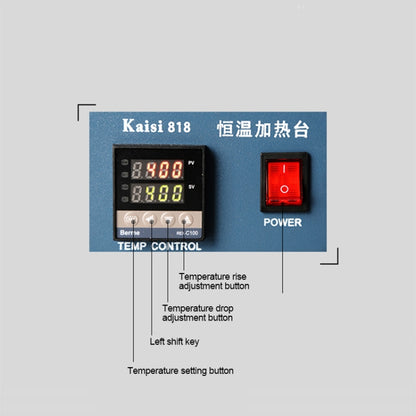 Kaisi 818 Heating Station Constant Temperature Heating Plate, EU Plug - Repair Platform by Kaisi | Online Shopping South Africa | PMC Jewellery