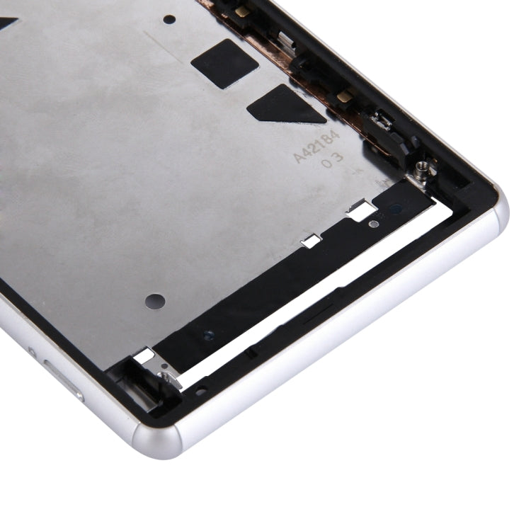 Single SIM Front Housing LCD Frame Bezel for Sony Xperia Z3(White) - Frame Bezel Plate by PMC Jewellery | Online Shopping South Africa | PMC Jewellery