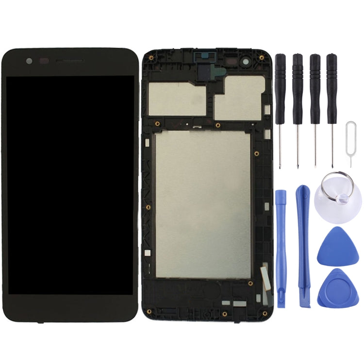 TFT LCD Screen for LG K4 2017 / M160 Digitizer Full Assembly with Frame (Black) - For LG by PMC Jewellery | Online Shopping South Africa | PMC Jewellery