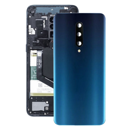 For OnePlus 7 Pro Battery Back Cover With Camera Lens (Blue) - Back Cover by PMC Jewellery | Online Shopping South Africa | PMC Jewellery