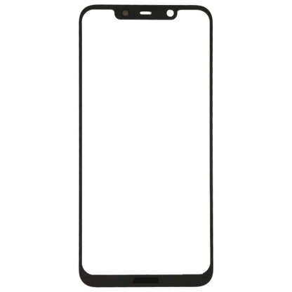 Front Screen Outer Glass Lens for Nokia X7 / 8.1 / 7.1 Plus TA-1131(Black) - Outer Glass Lens by PMC Jewellery | Online Shopping South Africa | PMC Jewellery