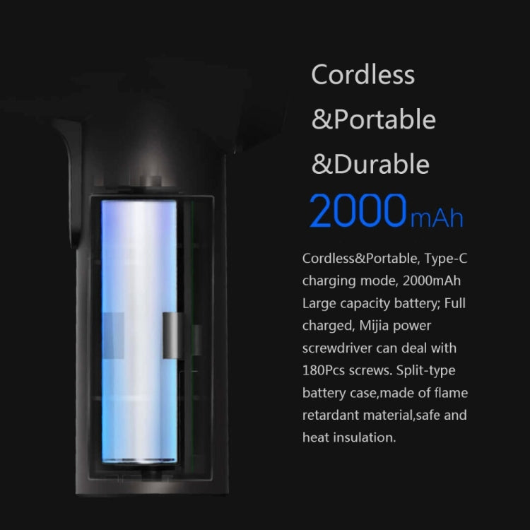 Original Xiaomi Mijia Cordless Rechargeable Screwdriver With 12 PCS  S2 Screw Bits - free shipping - PMC TechLife - Order now!