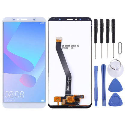 OEM LCD Screen for Huawei Y6 Prime (2018) with Digitizer Full Assembly (White) - LCD Screen by PMC Jewellery | Online Shopping South Africa | PMC Jewellery