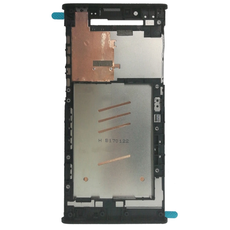 Front Housing LCD Frame Bezel for Sony Xperia L1 (Black) - Frame Bezel Plate by PMC Jewellery | Online Shopping South Africa | PMC Jewellery