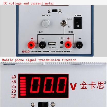 Kaisi K-1502D Repair Power Supply Current Meter 2A Adjustable DC Power Supply Automatic Protection, US Plug - Power Supply by Kaisi | Online Shopping South Africa | PMC Jewellery