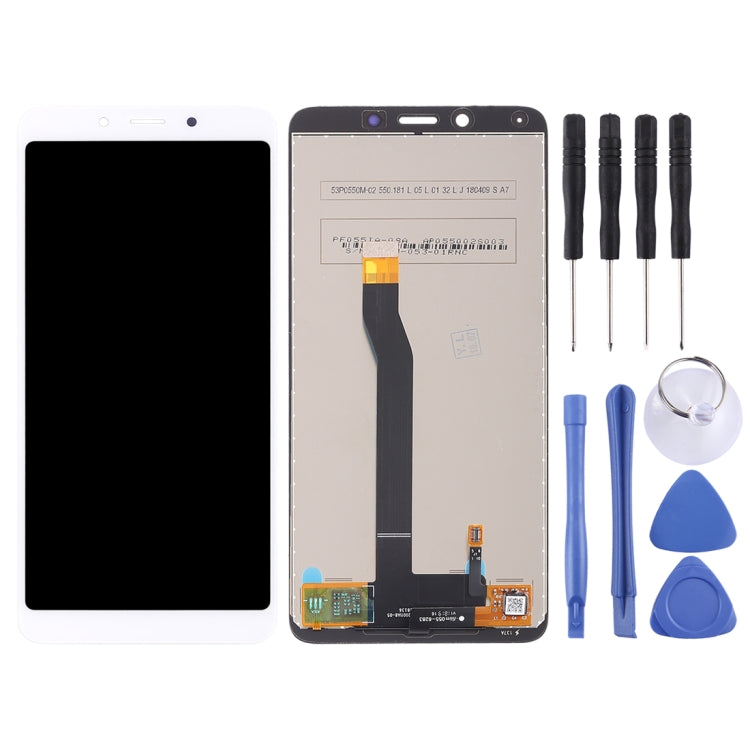 TFT LCD Screen for Xiaomi Redmi 6 / 6A with Digitizer Full Assembly(White) - LCD Screen by PMC Jewellery | Online Shopping South Africa | PMC Jewellery