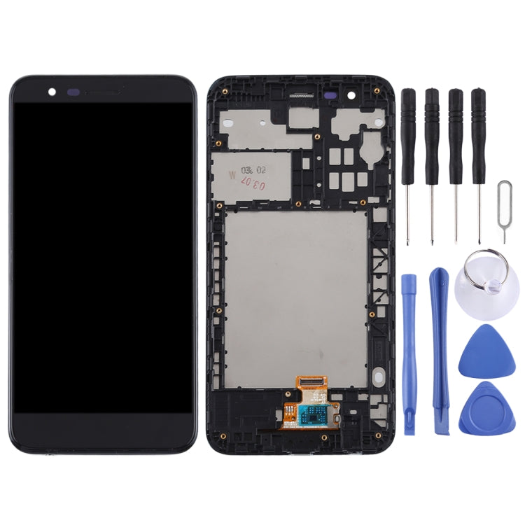 TFT LCD Screen for LG K30 / K10 (2018)/ X410 Digitizer Full Assembly with Frame (Black) - For LG by PMC Jewellery | Online Shopping South Africa | PMC Jewellery