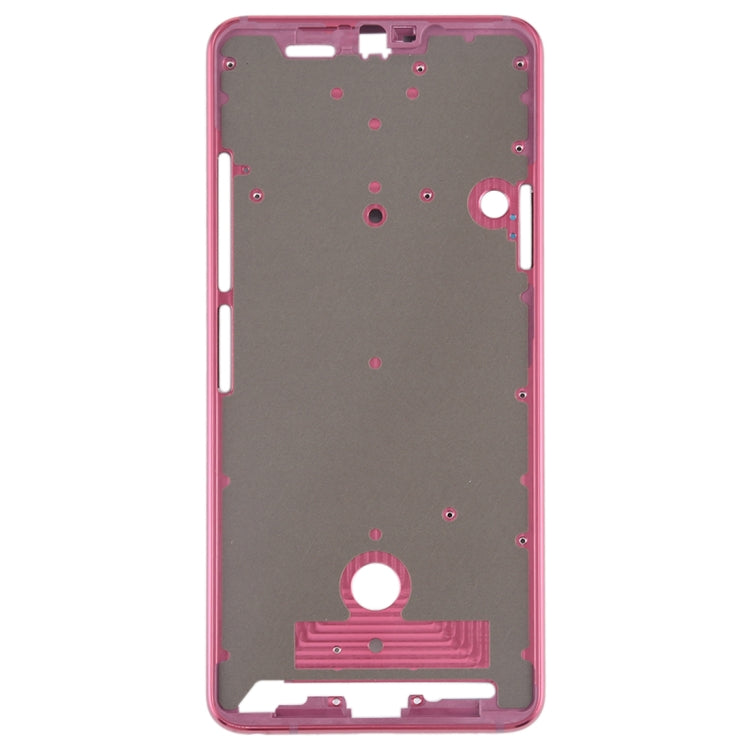 Front Housing LCD Frame Bezel Plate for LG G7 ThinQ / G710 (Pink) - For LG by PMC Jewellery | Online Shopping South Africa | PMC Jewellery