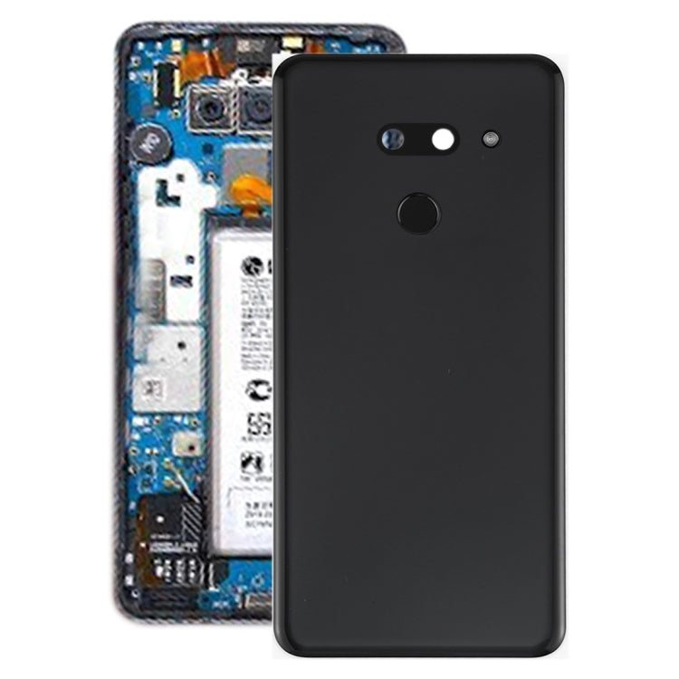 Battery Back Cover with Camera Lens & Fingerprint Sensor for LG G8 ThinQ / LMG820QM7 LM-G820UMB LMG820UM1 (US Version)(Black) - For LG by PMC Jewellery | Online Shopping South Africa | PMC Jewellery