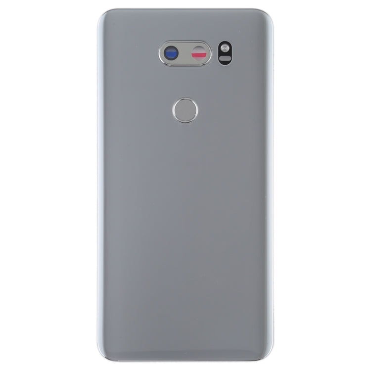Battery Back Cover with Camera Lens & Fingerprint Sensor for LG V30 / VS996 / LS998U / H933 / LS998U / H930(Silver) - For LG by PMC TechLife | Online Shopping South Africa | PMC TechLife