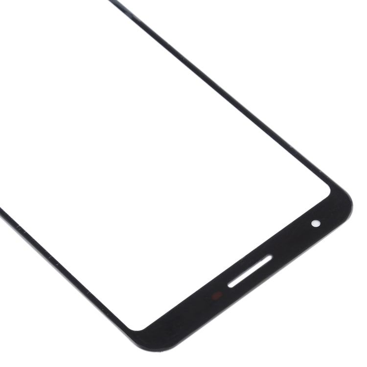 Front Screen Outer Glass Lens for Google Pixel 3a(Black) - Outer Glass Lens by PMC Jewellery | Online Shopping South Africa | PMC Jewellery