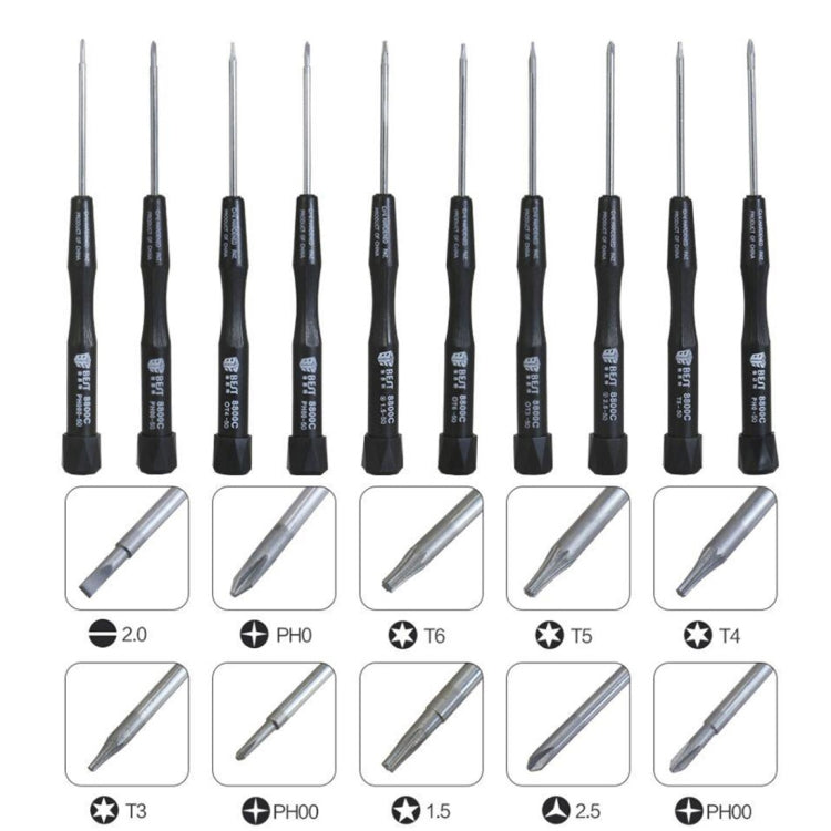 10 in 1 BEST BST-8800C Repair Tool Precision Screwdriver Set - free shipping - PMC TechLife - Order now!