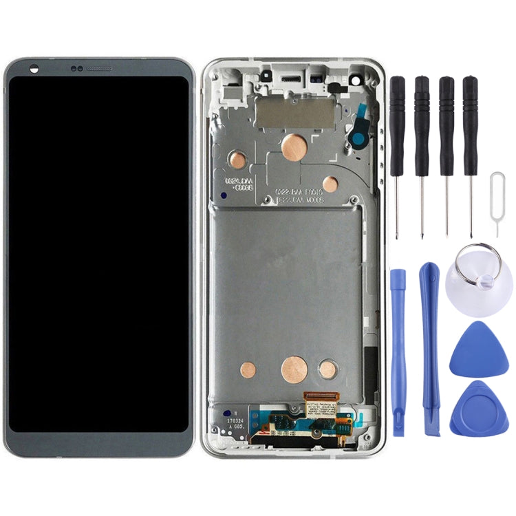 Original LCD Screen for LG G6 / H870 / H870DS / H872 / LS993 / VS998 / US997 Digitizer Full Assembly with Frame (Platinum) - For LG by PMC Jewellery | Online Shopping South Africa | PMC Jewellery