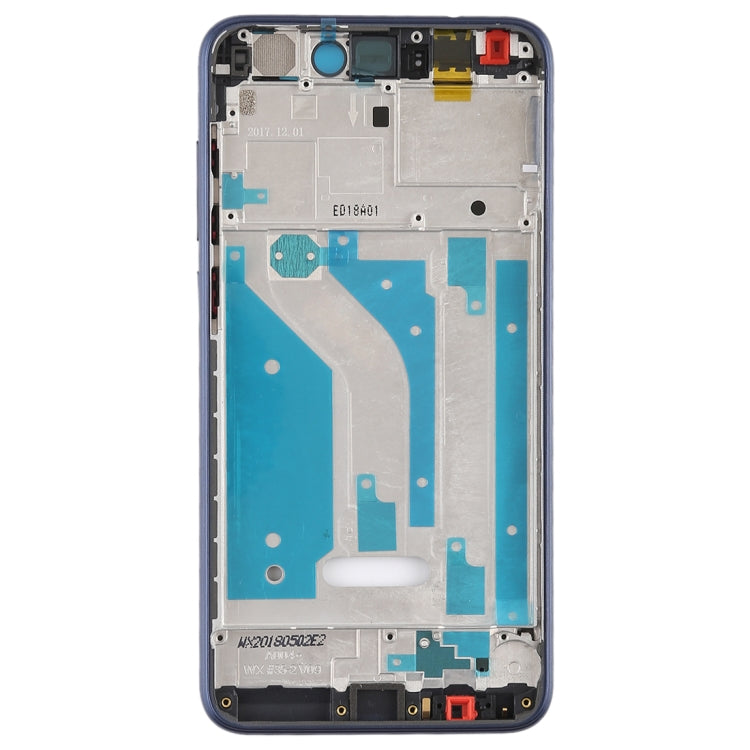 Middle Frame Bezel Plate with Side Keys for Huawei Honor 8 Lite(Blue) - Full Housing Cover by PMC Jewellery | Online Shopping South Africa | PMC Jewellery