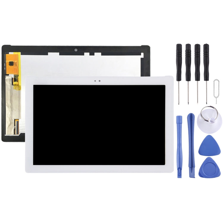 OEM LCD Screen for Asus Zenpad 10 Z300 Z300CL Z300CNL P01T (Yellow Flex Cable Version) with Digitizer Full Assembly (White) - LCD Screen by PMC Jewellery | Online Shopping South Africa | PMC Jewellery