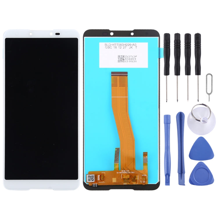 TFT LCD Screen for Wiko JERRY4 with Digitizer Full Assembly (White) - For Wiko by PMC Jewellery | Online Shopping South Africa | PMC Jewellery