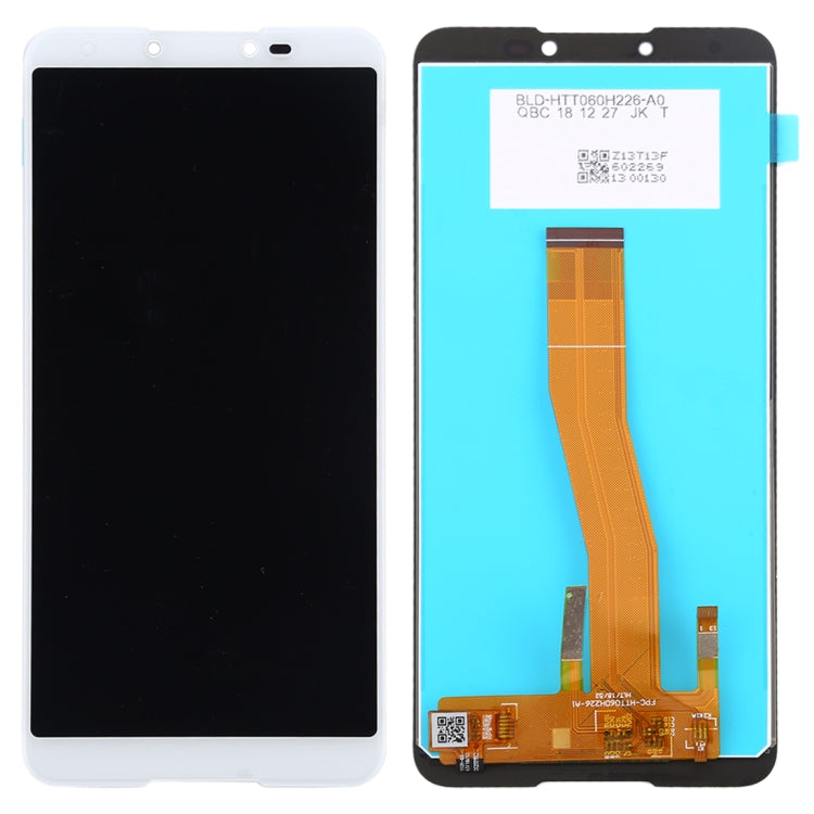 TFT LCD Screen for Wiko Y70 with Digitizer Full Assembly (White) - For Wiko by PMC Jewellery | Online Shopping South Africa | PMC Jewellery