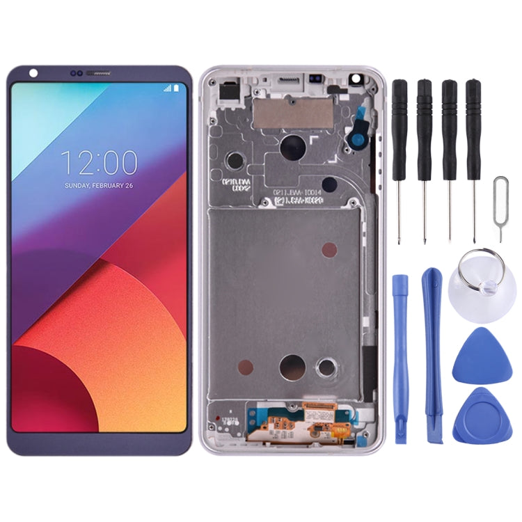 Original LCD Screen for for LG G6 / H870 / H870DS / H872 / LS993 / VS998 / US997 Digitizer Full Assembly with Frame(Purple) - free shipping - PMC TechLife - Order now!